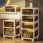 Cosmetic Box with Drawers, Plastic Storage Box, Drawer Organizer Cabinet - Image 2
